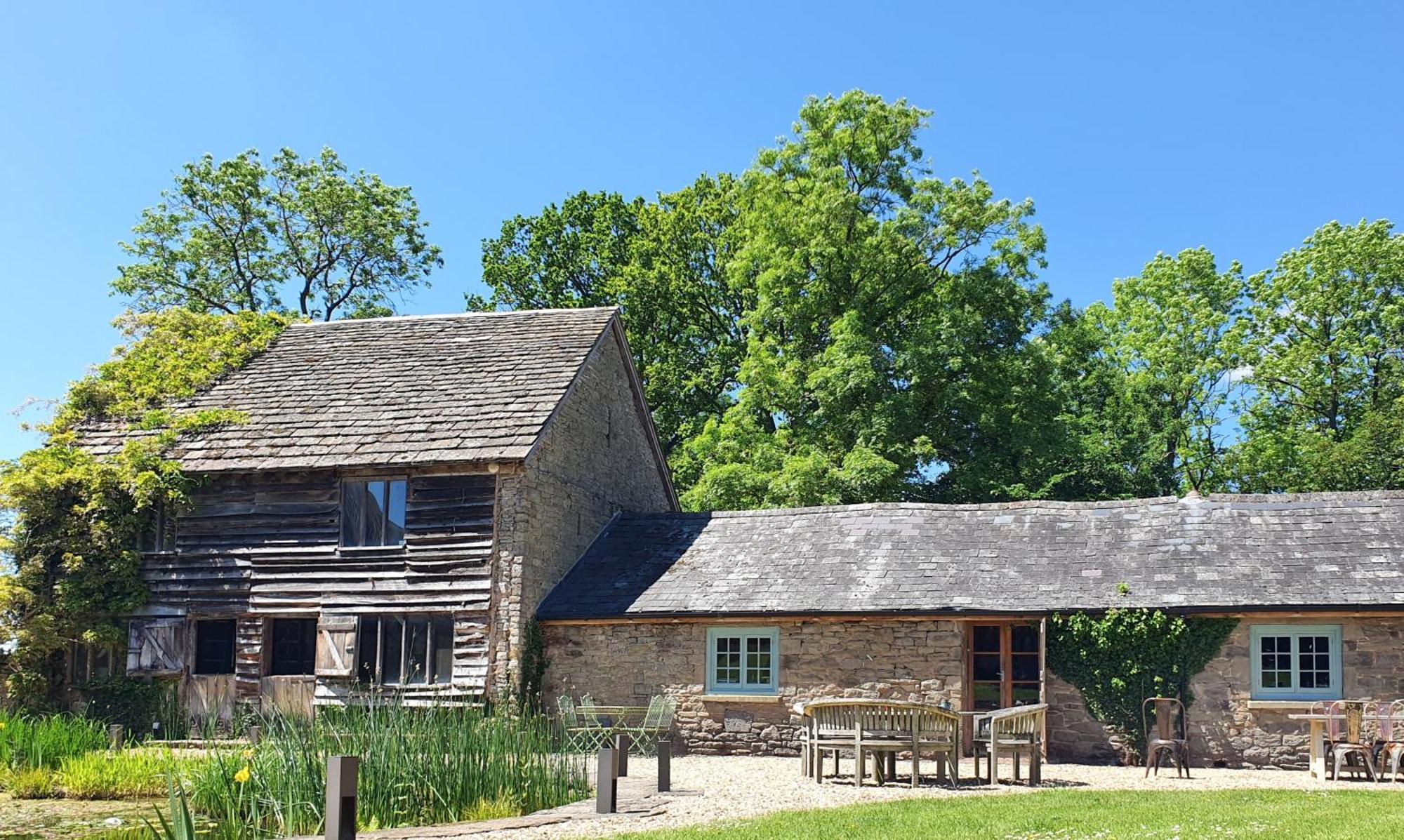 Villa The Threshing Barn At Penrhos Court Kington  Camera foto